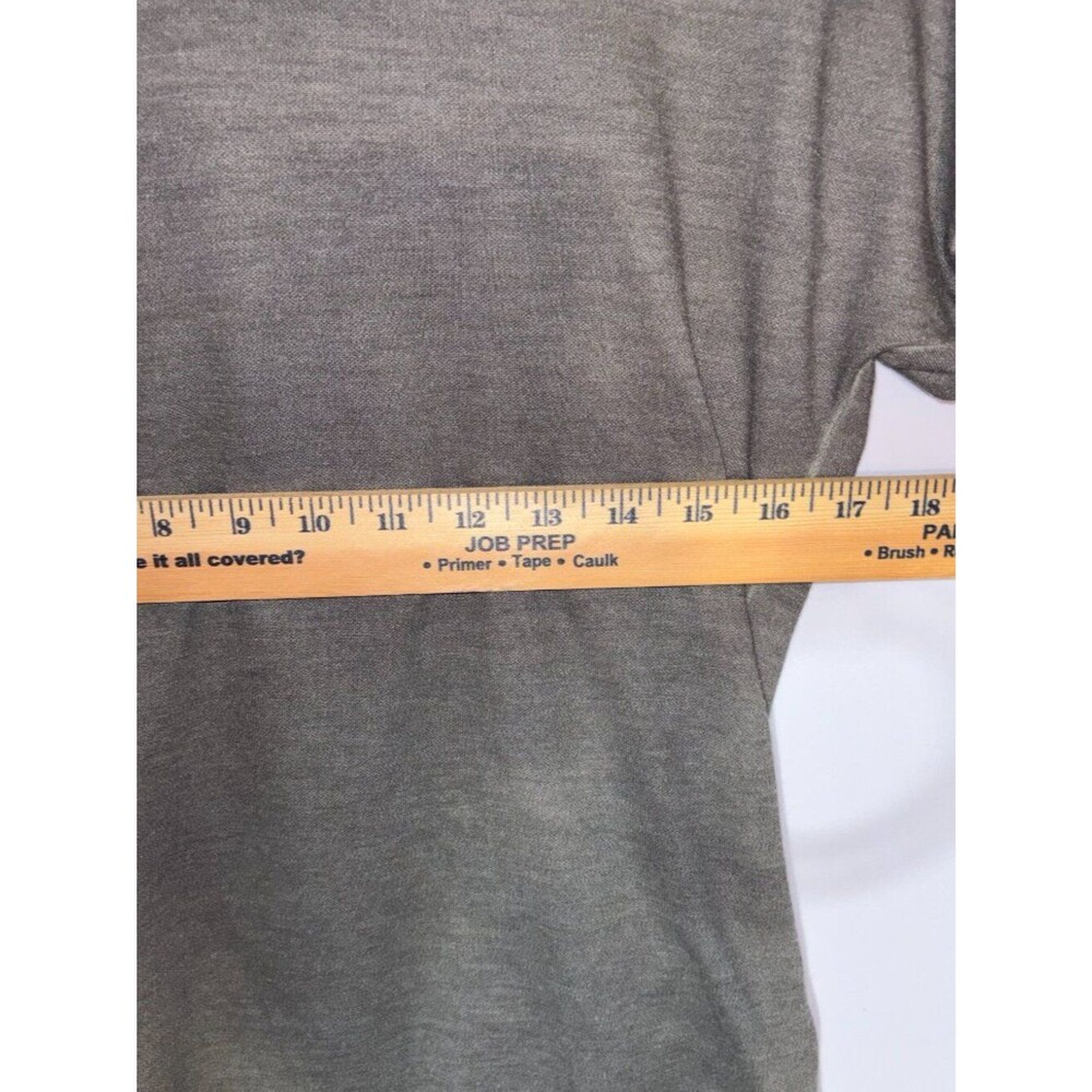 Orvis Gray V-Neck Hooded shirt Pullover Hoodie Small - Picture 5 of 10